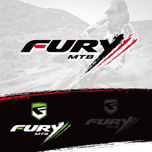 Fury MTB logo design