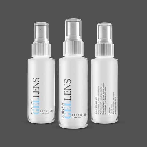 Gel Lens Cleaner Label