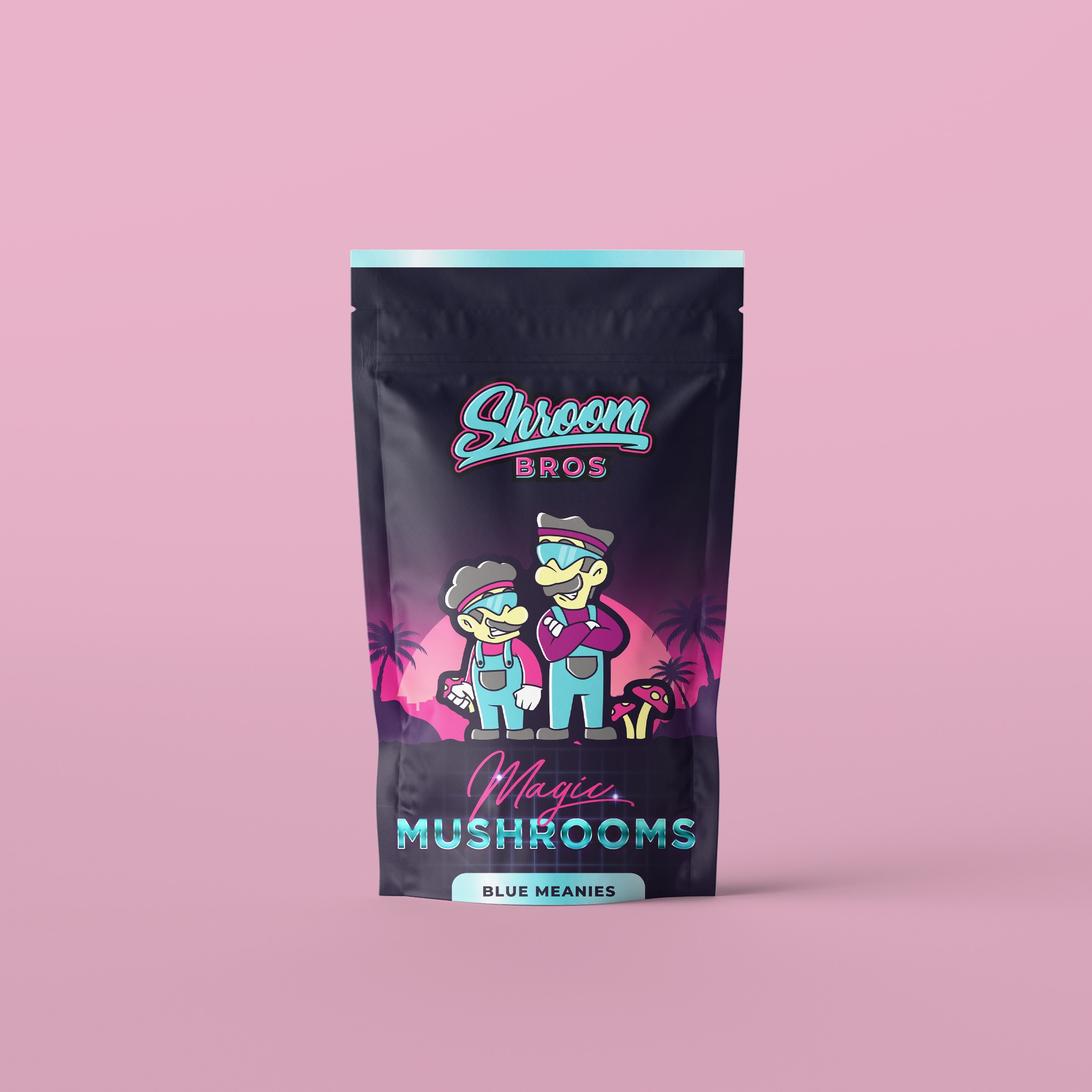 Mushroom Packaging Rebrand - futuristic/playful