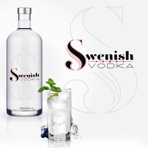 Label concept for vodka