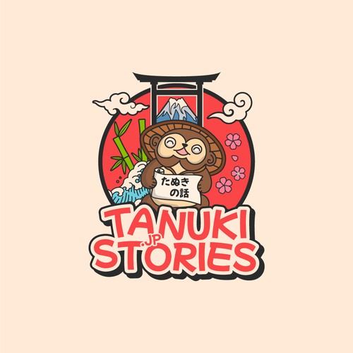 Logo design for Tanuki Stories