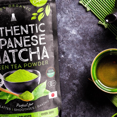 Design for Matcha tea