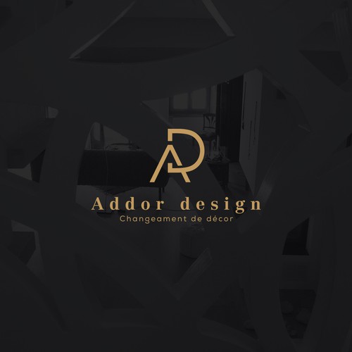 Raffinated logo for interior designer