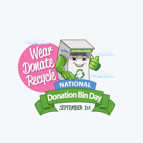 national donation month logo