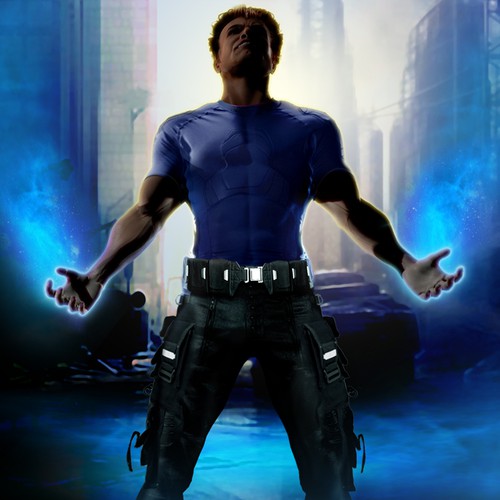 Superhero cover design