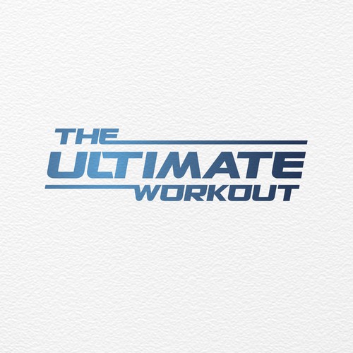 Bold logo concept for The Ultimate Workout