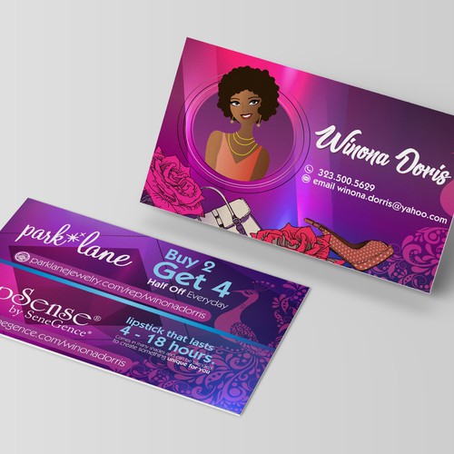 Double business card