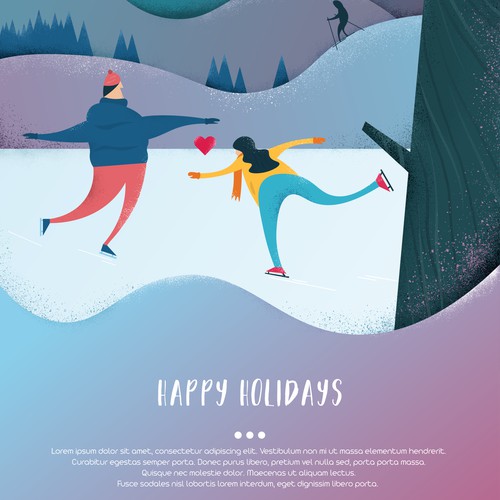 Happy Holidays - Greeting Card