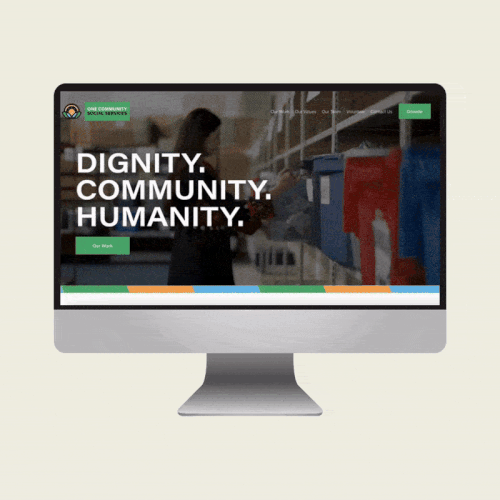Squarespace Website for Nonprofit Supporting Refugees