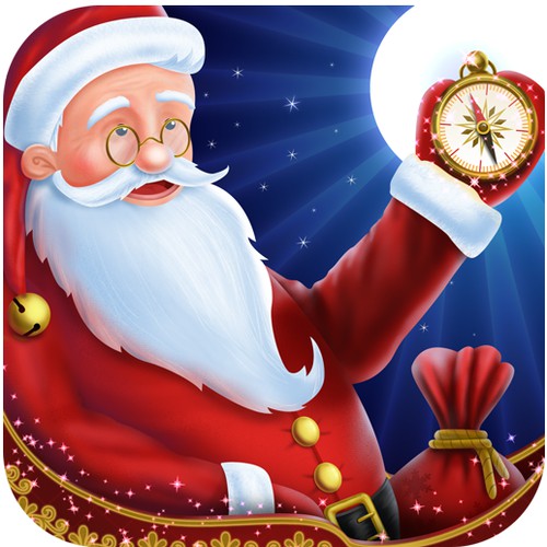 Design App Icon for Santa Tracking iPhone App