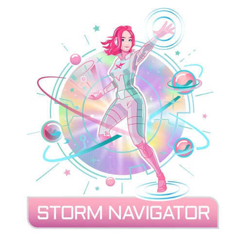 Storm navigator illustration
