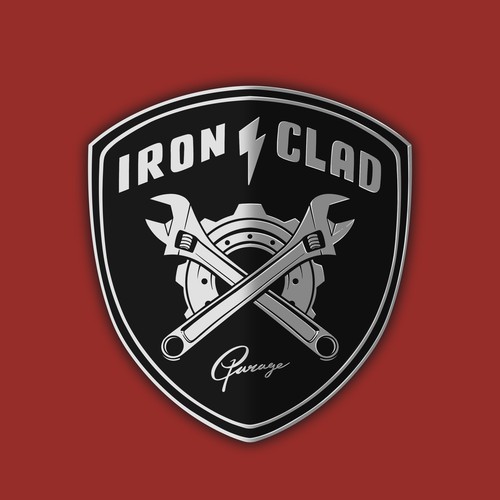 Iron Clad Garage Shield Logo