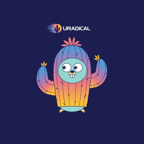 Mascot illustration for  URADICAL