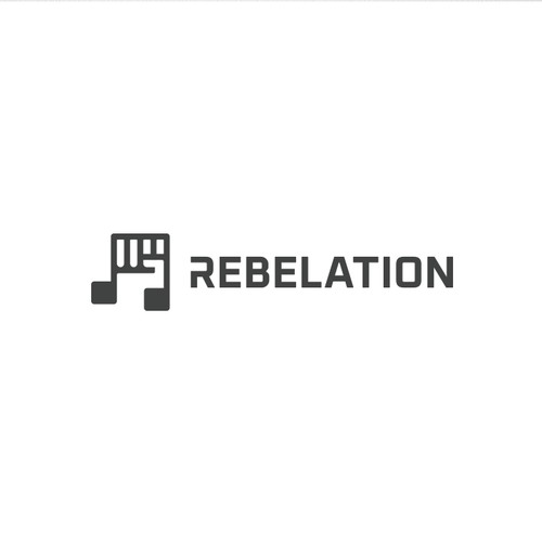 Rebelation Logo For Music Streaming Service