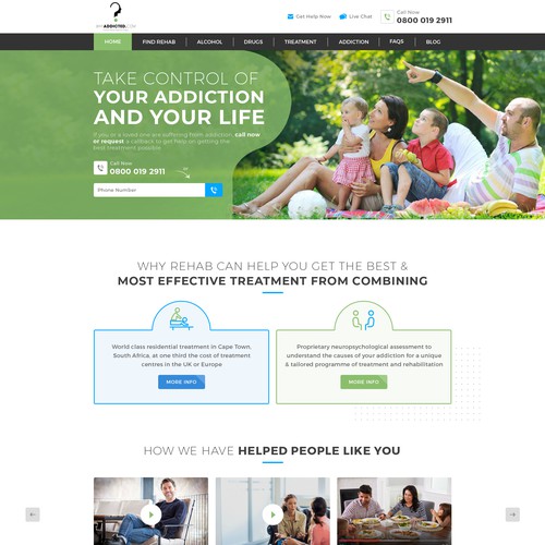 Addiction Rehab Website Traffic Magnet!