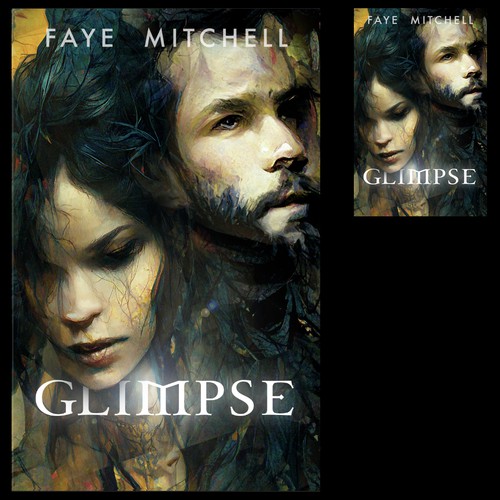 Book cover with au generated art