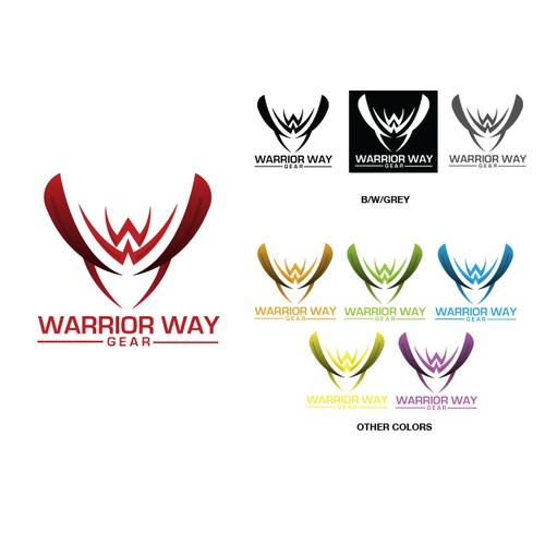 Create the next logo for Warrior Way Gear