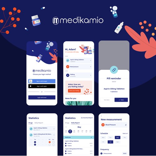 Medikamio Mobile app