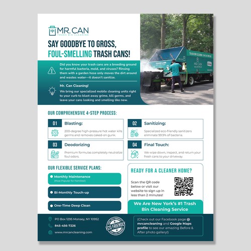 Flyer for an awesome local cleaning service