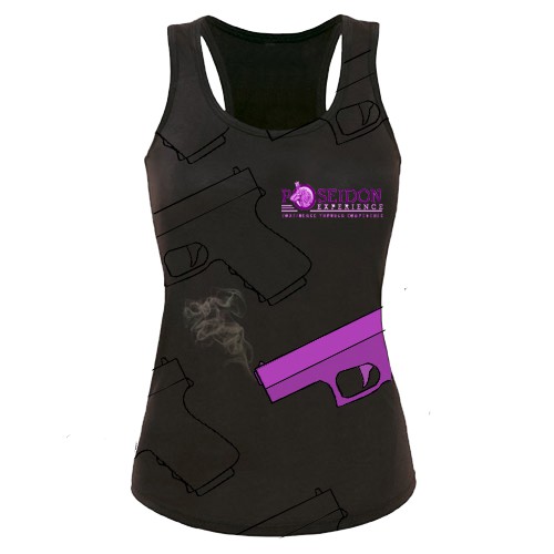 Woman T-Shirt for indoor shooting club.