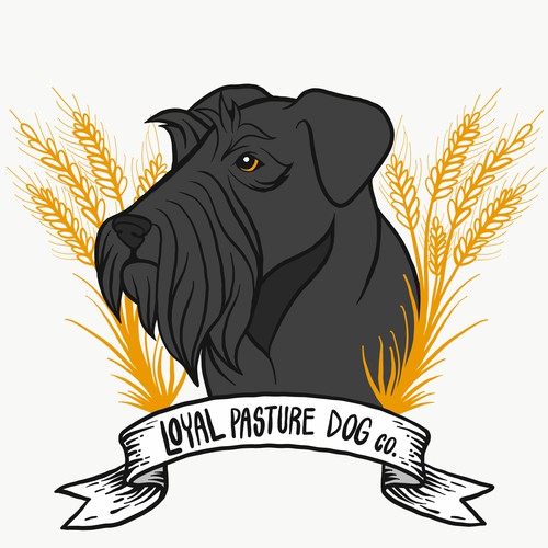 Concept Logo for Loyal Pasture Dog Company