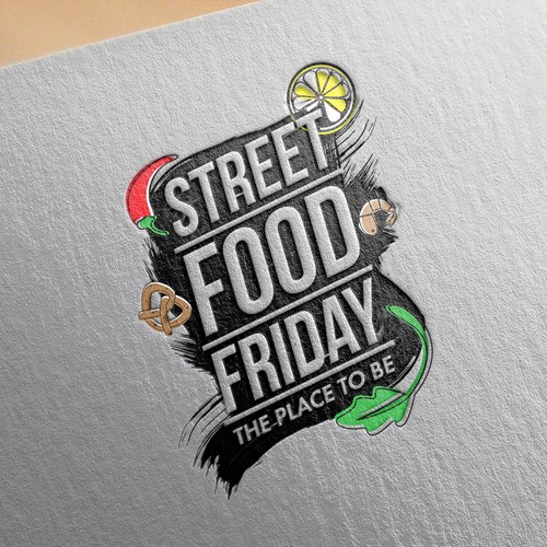 Logo design for a street food markt.