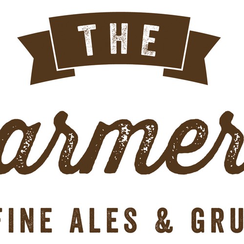 rebranding of a local pub focused on great food and fine ales. logo to be used for packaging also