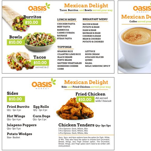 Create Digital Restaurant Menu Board Design