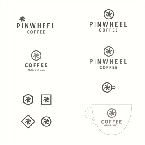 Branding for a coffee shop. 