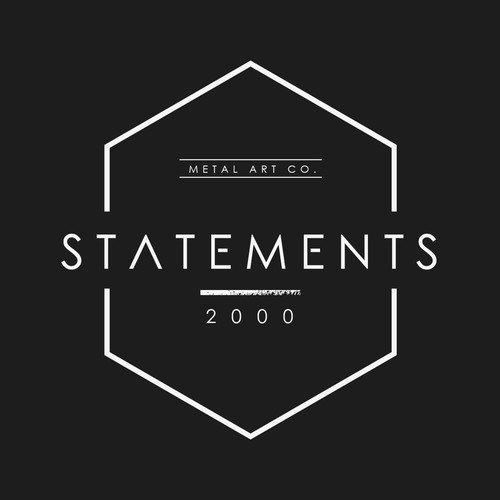 Clean Simple logo concept for Statements 2000