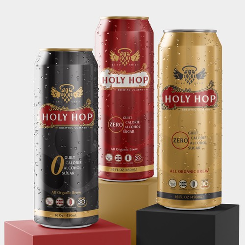 Beer Can Design For Healthy Non-Alcoholic Beer