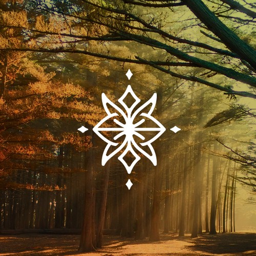 Elegant Mystical Logo with Elemental Symbol for Lifestyle & Wellness Brand