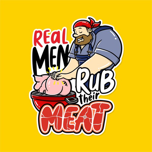 Sticker Design for BBQ Site