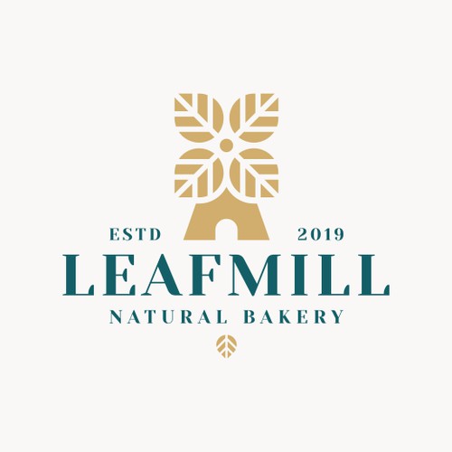 Leaf Mill Logo Design