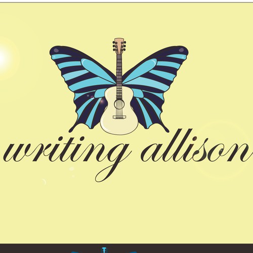 a feminine logo for music writer