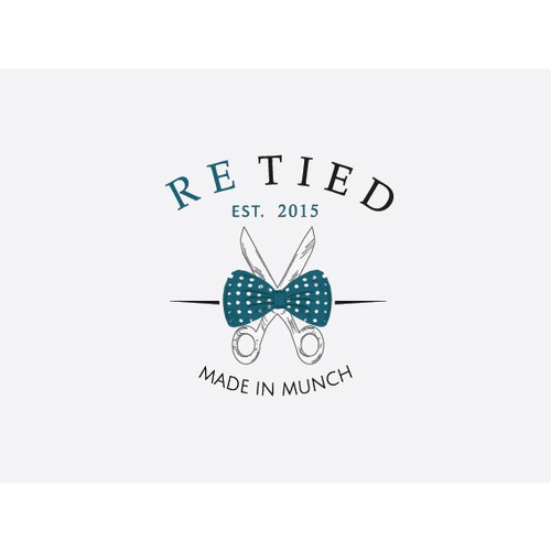 Create a classy bowtie logo for Re Tied!