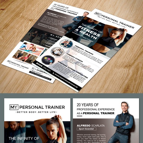 Experienced Personal Trainer and Fitness Professional looking for business flyer