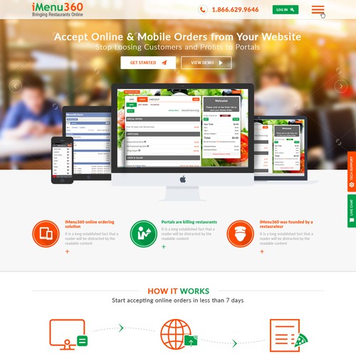 iMenu 360 Website Redesign