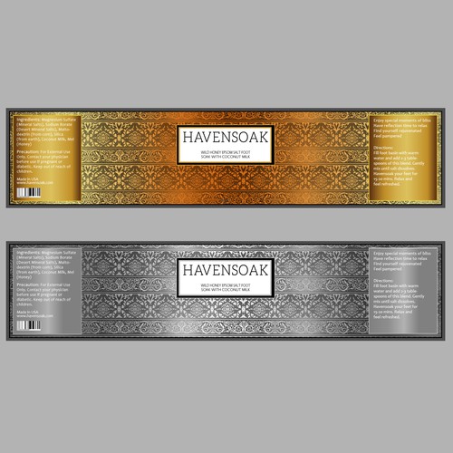 Beauty Product Label
