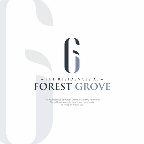 'The Residences at Forest Grove' Logo Design