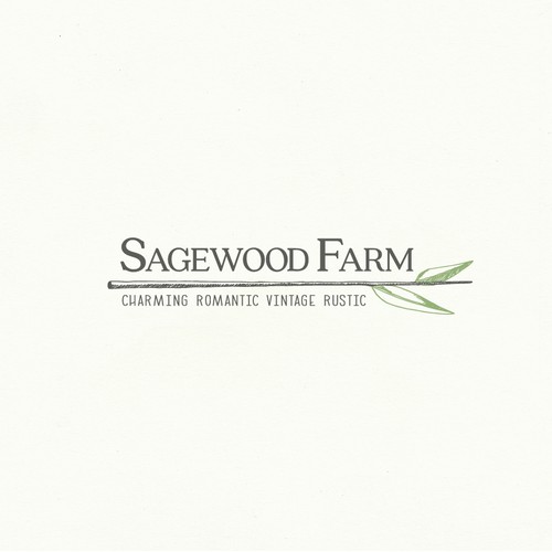 Logo and website for Sagewood Farm a unique barn venue 