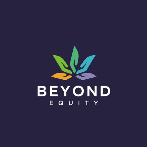 Fun Colorfull Logo Design with a Clever Twist for Beyond Equity