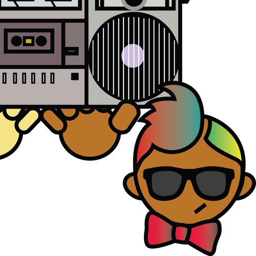 Improve this DJ emblem / illustration