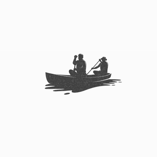 Hawaiian Themed Logo Expressing Unity incorporating a two person outrigger canoe