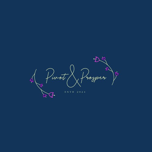 Pivot and prosper logo design