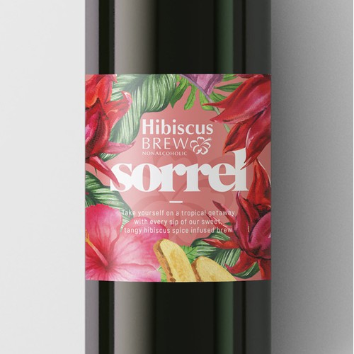 The traditional Caribbean drink "Sorrel"