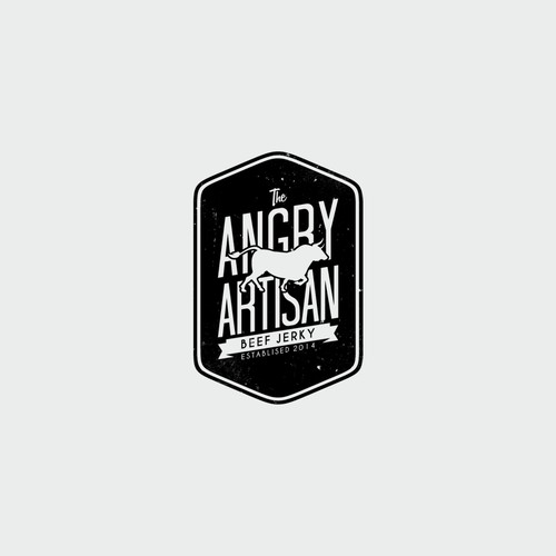 Create a cool modern logo for The Angry Artisan. Chef ChristenAngermeier has a biting attitude :)