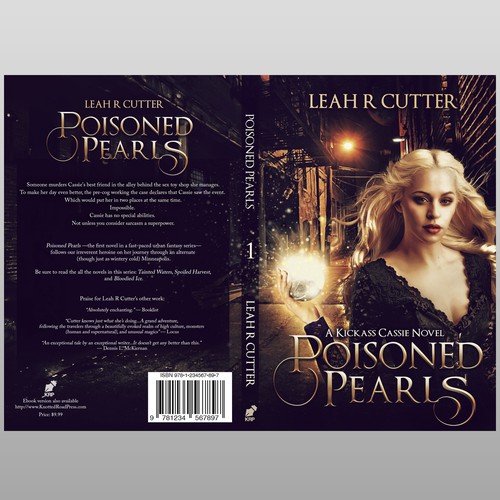 Fantasy book cover design 