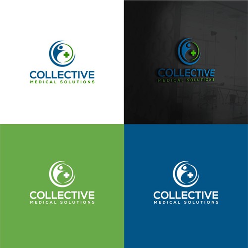 Collective Medical Solutions – Professional Health Branding Logo