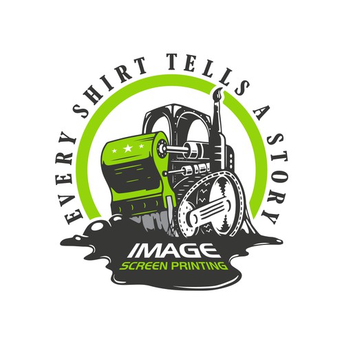 Shirt design for screen printing business